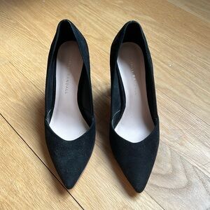 Loeffler Randall black suede pumps - size 6.5